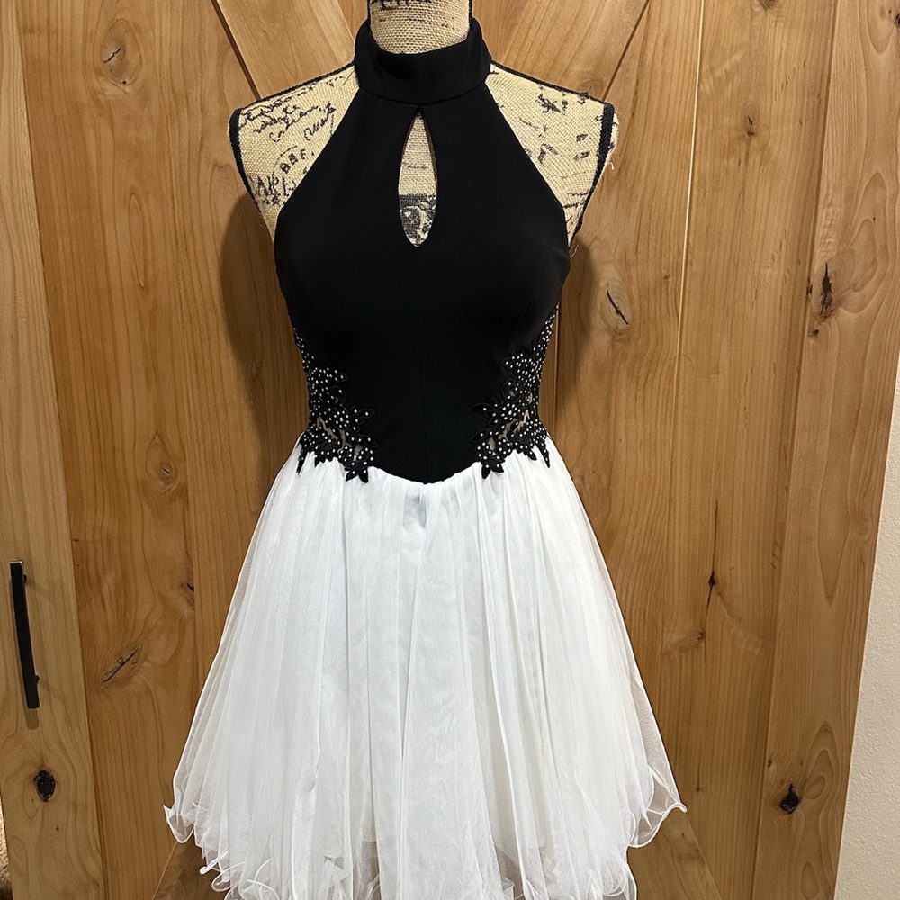 Blondie Nites Black & White dress Sz 3